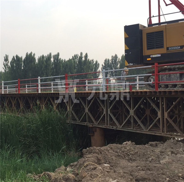 鋼便橋可進行重復組裝和循環(huán)使用